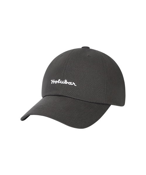홀루바() 6P Lettering Cap Charcoal 상품 이미지