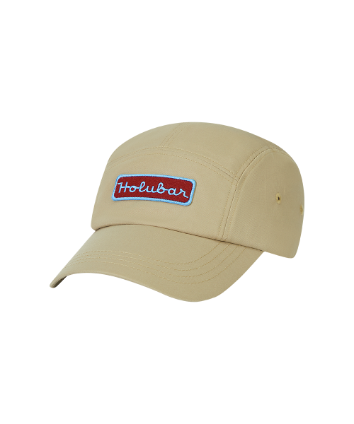 홀루바() 5P Bar Logo Camp Cap Beige 상품 이미지