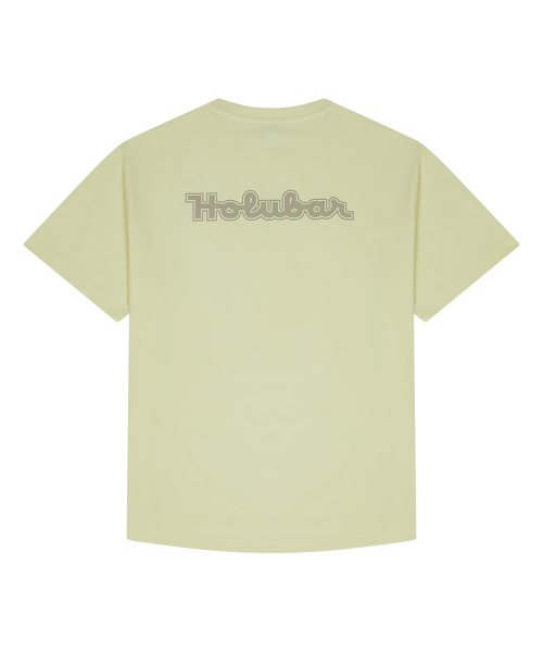 홀루바() Lettering Logo T Shirt Yellow 상품 이미지
