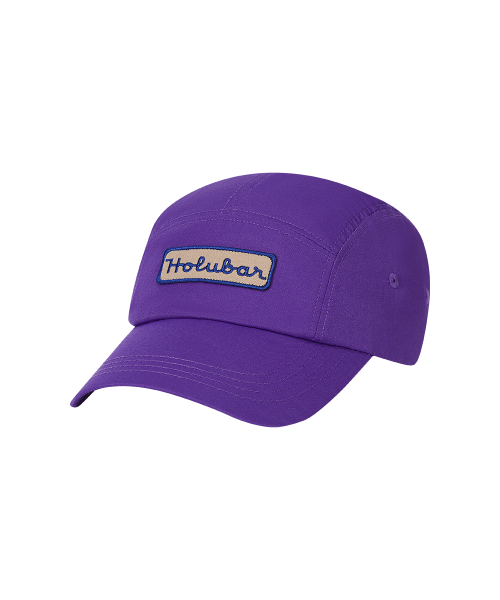 홀루바() 5P Bar Logo Camp Cap Purple 상품 이미지