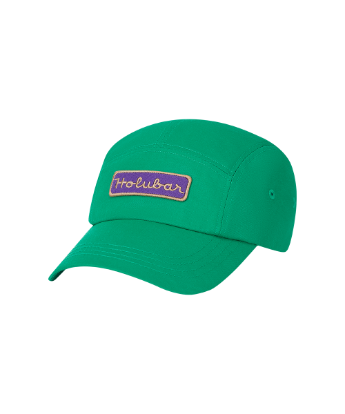 홀루바() 5P Bar Logo Camp Cap Green 상품 이미지