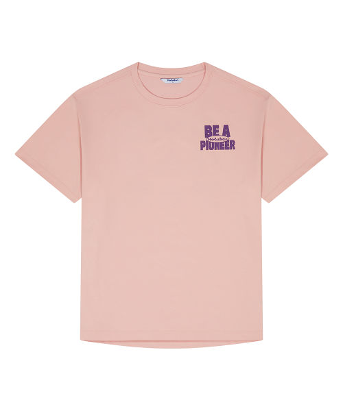 홀루바() Backpacking Graphic T Shirt Pink 상품 이미지