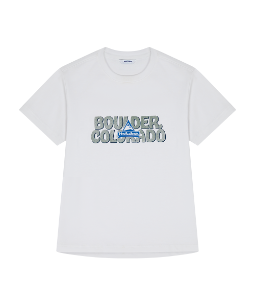 홀루바() Boulder Logo T Shirt W White 상품 이미지