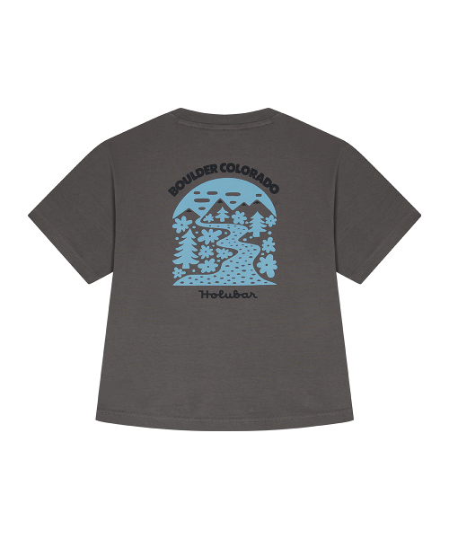홀루바() Colorado Graphic T Shirt W Gray 상품 이미지