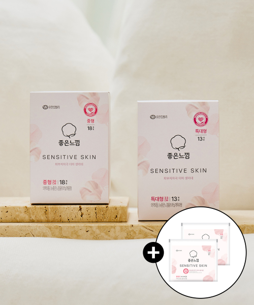 센서티브스킨 중/대/특대형 x6팩 +(증)센서티브중형 4p