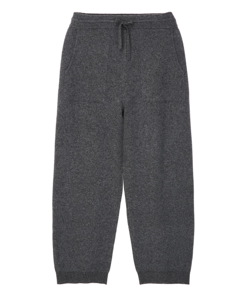 Шерстяные вязаные брюки Charcoal Grey IEPA5F301CG