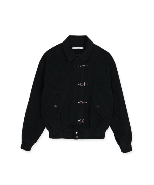 FIREMAN CLASP HERITAGE HARRINGTON JACKET BLACK