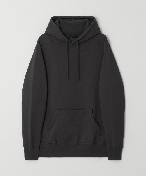 JN345 USA Cotton Reglan Fleece Hoodie - CHARCOAL