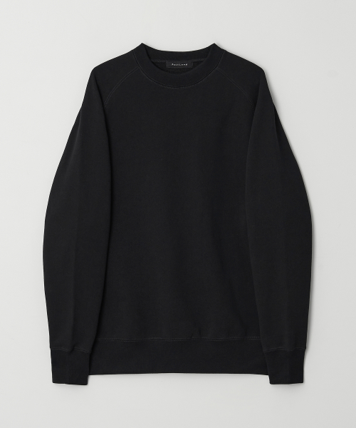 JN346 USA Cotton Reglan Sweatshirt - BLACK