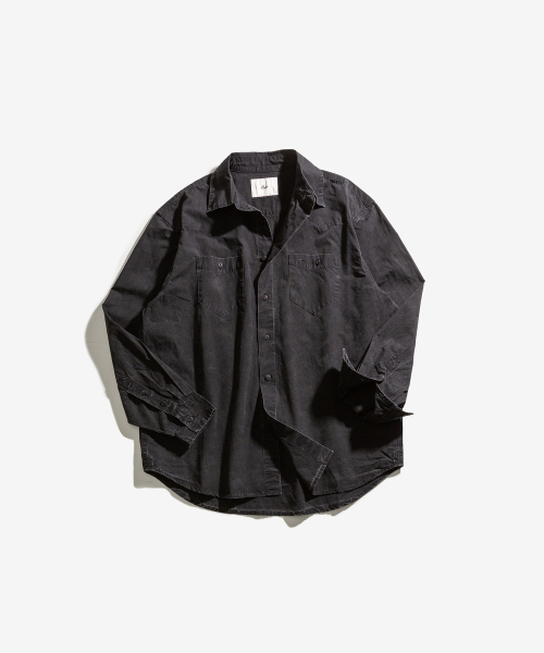 Поплиновая рубашка в стиле винтажный вестерн Vintage Black