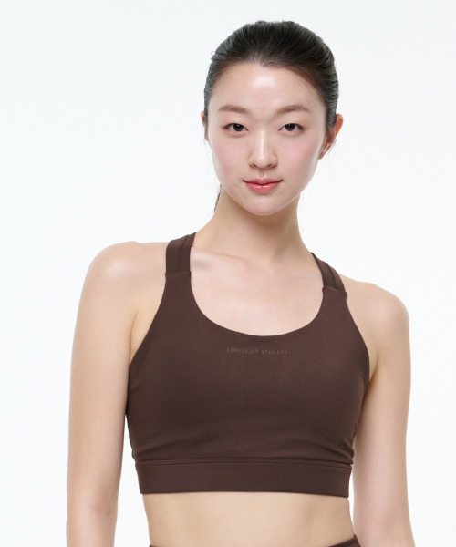 Спортивный бра Athlete Logo Standard (Brown)