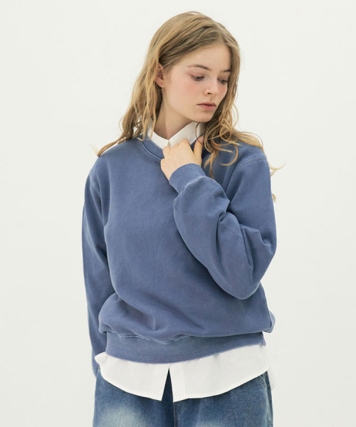 Пигментный свитшот, Navy