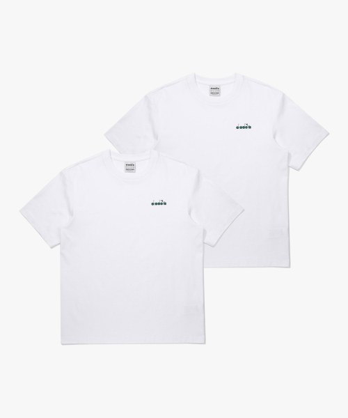 디아도라() 2PACK 베이직 반팔 티셔츠 OFF WHITE 상품 이미지