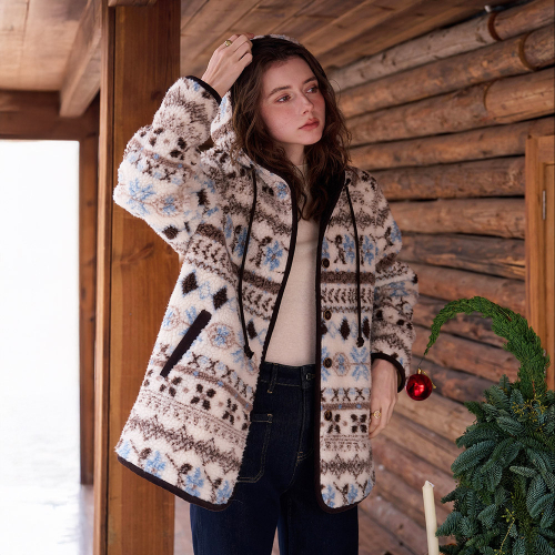 SR_Fleece утепленный hood куртка