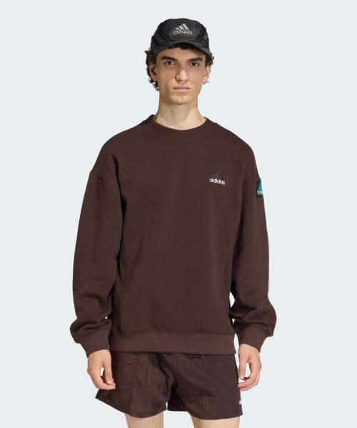 아디다스() 이큅먼트 리브 크루넥 스웨트셔츠 - 브라운 / KB9325 상품 이미지