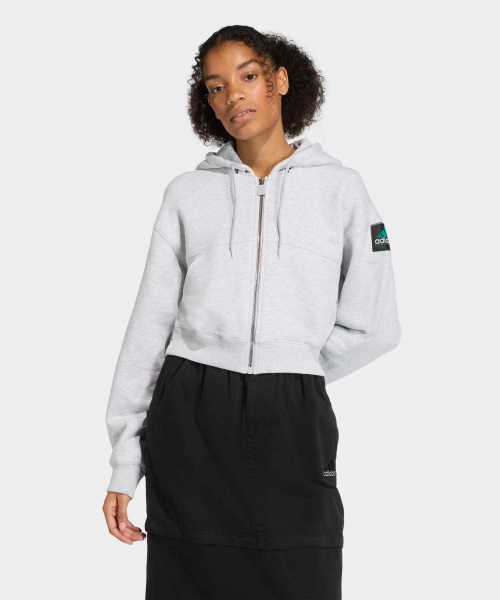 아디다스() 이큅먼트 크롭 후디 - 라이트솔리드그레이 / KE8278 상품 이미지