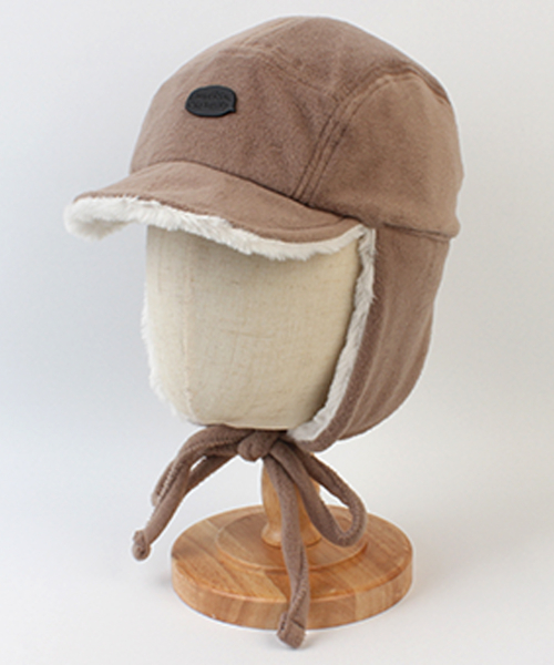 Soft Fur Brown Earflap Cap 귀달이모자