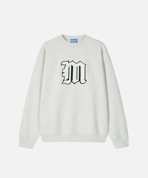 MR M Mono Logo Crew Neck - Oatmeal