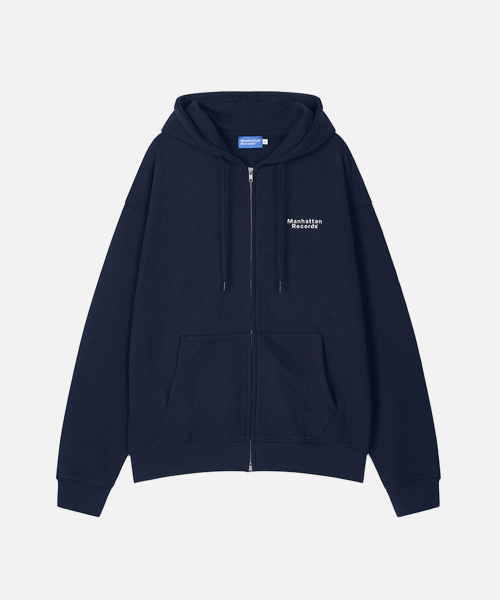 Classic Logo Zip Up худи - Navy