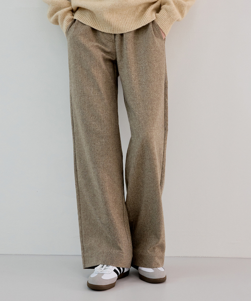 Шерстяные брюки String Slacks (Light Brown)