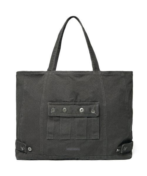 4R POCKET TOTE BAG - WASHED CHARCOAL
