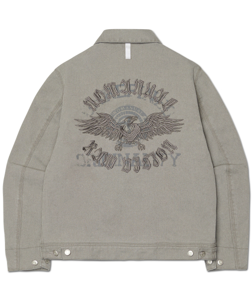 E.S WASHED WORK куртка - WASHED GRAY