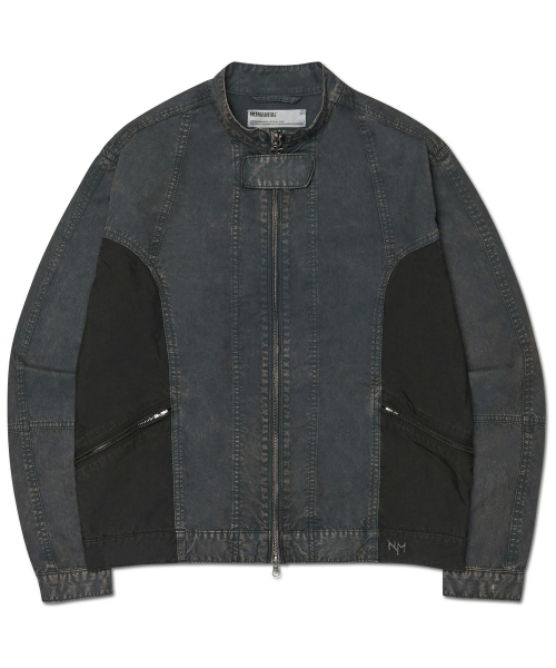 OVERDYED TWO-TONE куртка - BLACK