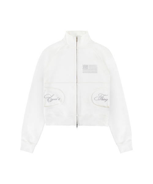 Flag&Script Logo Track куртка - White