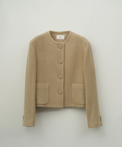 Tweed Round куртка(Beige)