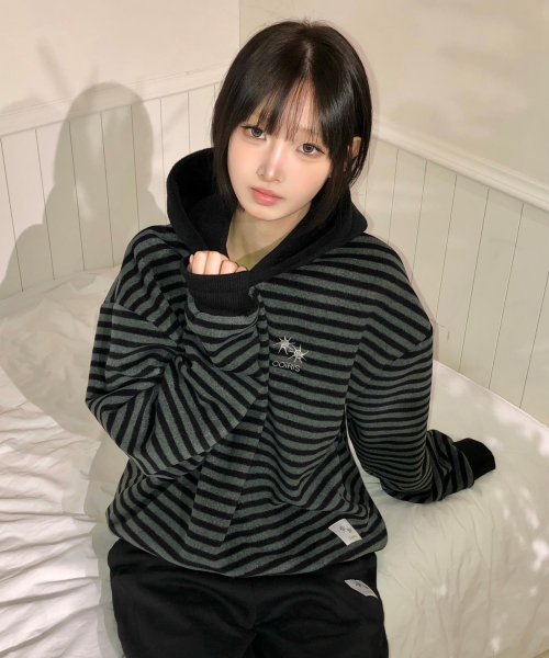 Худи Moire Stripe унисекс