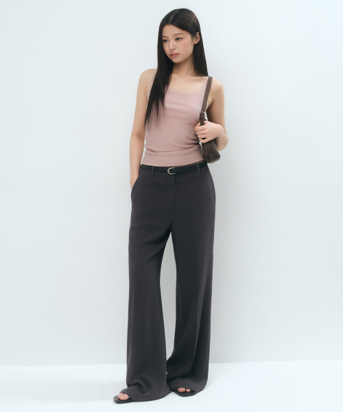 Женские широкие слаксы Fluid Low Waist, Grey