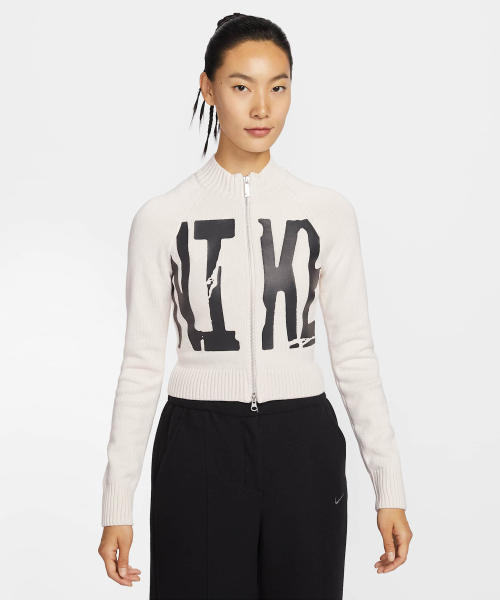 Спортивная кофта на молнии Tight Graphic W - Chalk:Black / IF4414-104