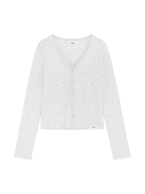 G классический V-NECK кардиган (белый)