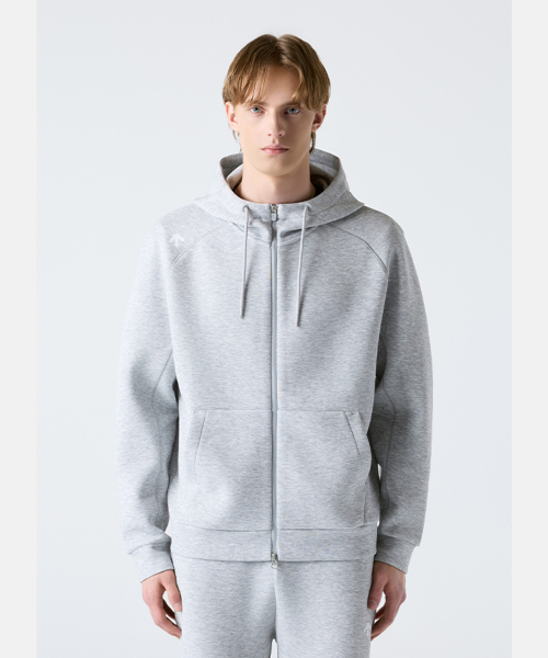 Худи на молнии Aerofleece Melange Gray SR123UFT14