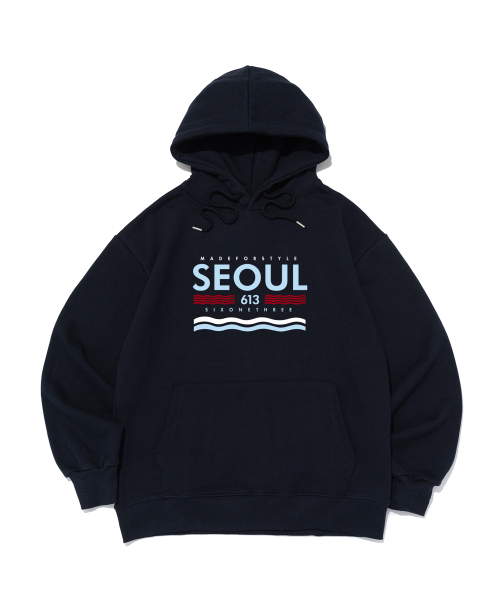 (Plus size) Худи 613 Signature (Navy)