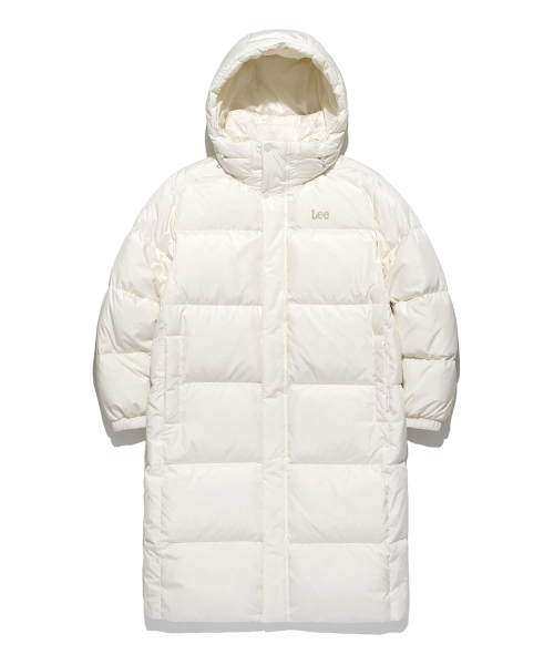 Длинный пуховик Authentic Ivory