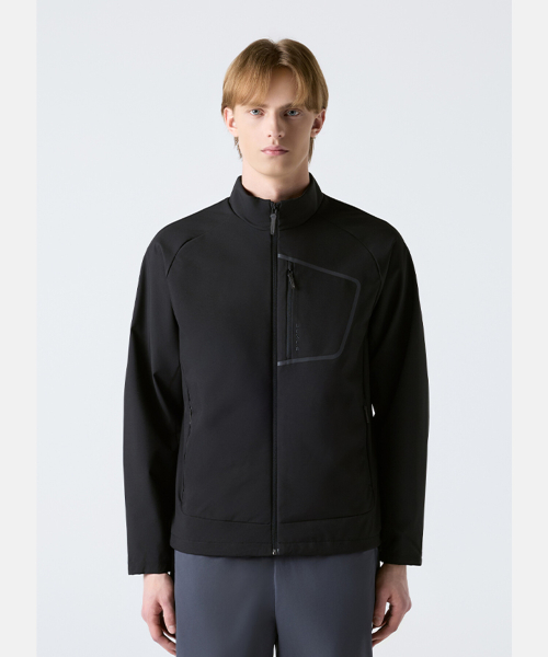 Куртка с воротником-стойкой SR121DJK15, Black