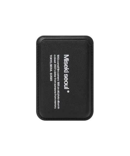 Misekiseoul graphic mag safe wallet черный