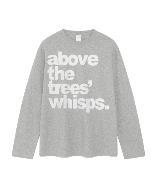 TCM above long sleeve (melange grey)