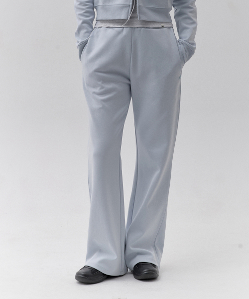 PLAIN SLIM-FIT SWEATPANTS [SKL]
