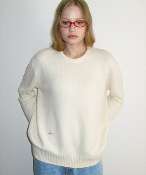 DAILY SOFT ROUND KNIT IVORY