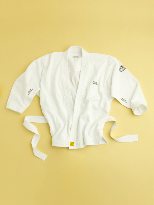 WHITE ROBE JACKET