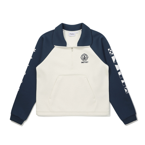 Свитшот Airy полумолния Navy (женский)