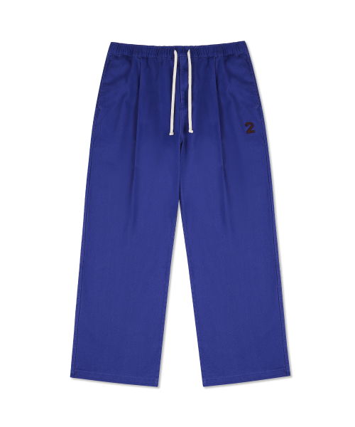 One-Tuck Wide Chino_Blue