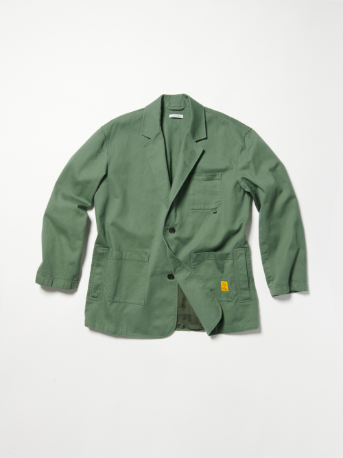 KHAKI RELAXED COTTON JACKET