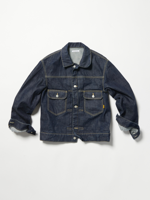 INDIGO DENIM TRUCKER JACKET