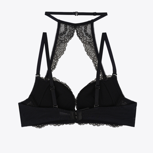 Бюстгальтер ROMANTIC PEARL полный стакан с гелевыми вставками, Black