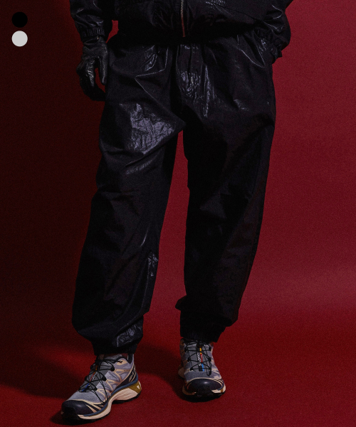 OIL COATING JOGGER PANTS (LRQFCPA716M)