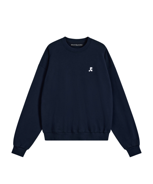 OVERSIZED LOGO SWEATSHIRT - NAVY