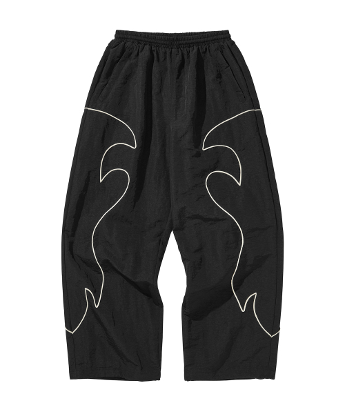 WESTERN FLAME TRACK PANTS / чёрный